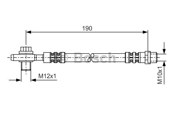 BOSCH Bremsschlauch 1 987 476 719