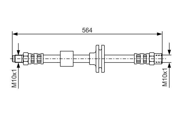 BOSCH Bremsschlauch 1 987 476 752