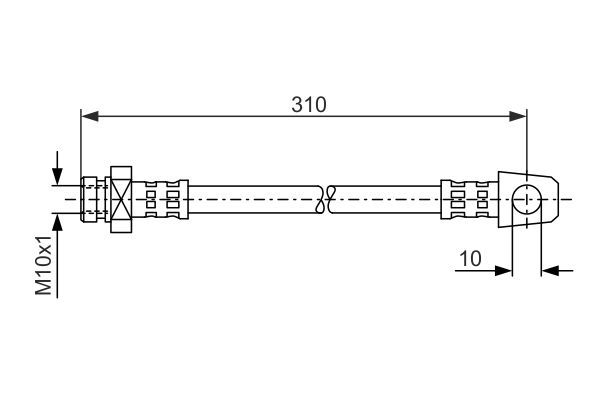 BOSCH Bremsschlauch 1 987 476 957