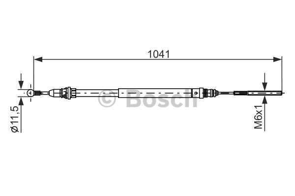 BOSCH Seilzug, Feststellbremse 1 987 477 954