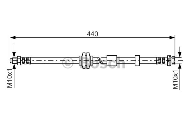 BOSCH Bremsschlauch 1 987 481 059