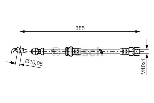 BOSCH Bremsschlauch 1 987 481 385