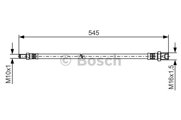 BOSCH Bremsschlauch 1 987 481 507