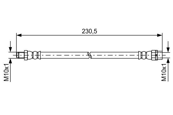 BOSCH Bremsschlauch 1 987 481 599