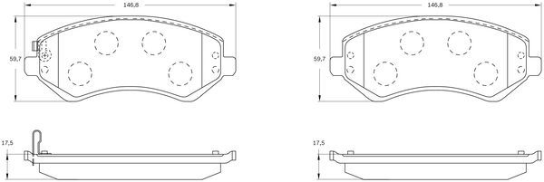 BOSCH Zahnriemensatz 1 987 946 712