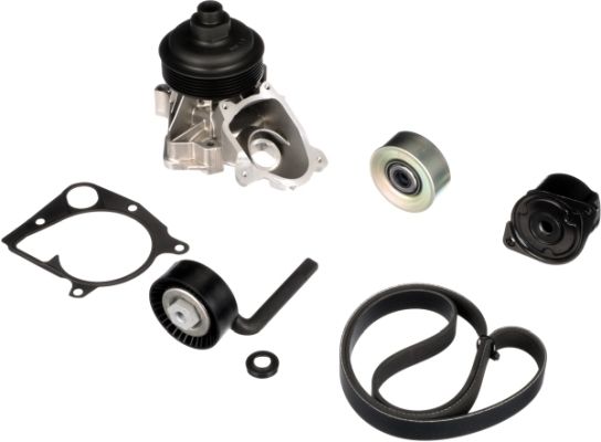 GATES Wasserpumpe + Keilrippenriemensatz KP16PK2083