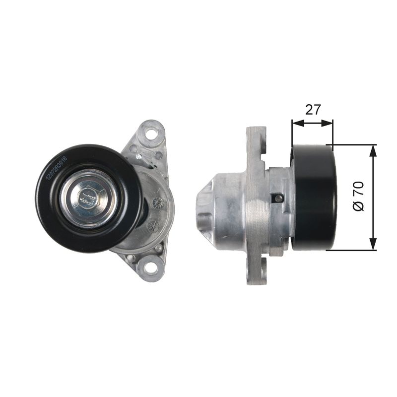 GATES Riemenspanner, Keilrippenriemen T38273