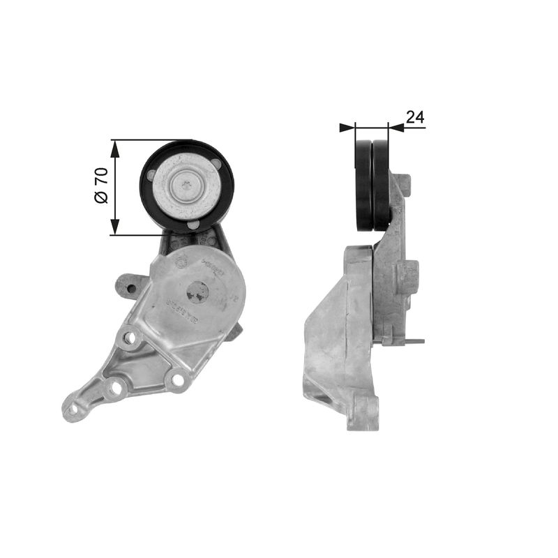GATES Riemenspanner, Keilrippenriemen T38387