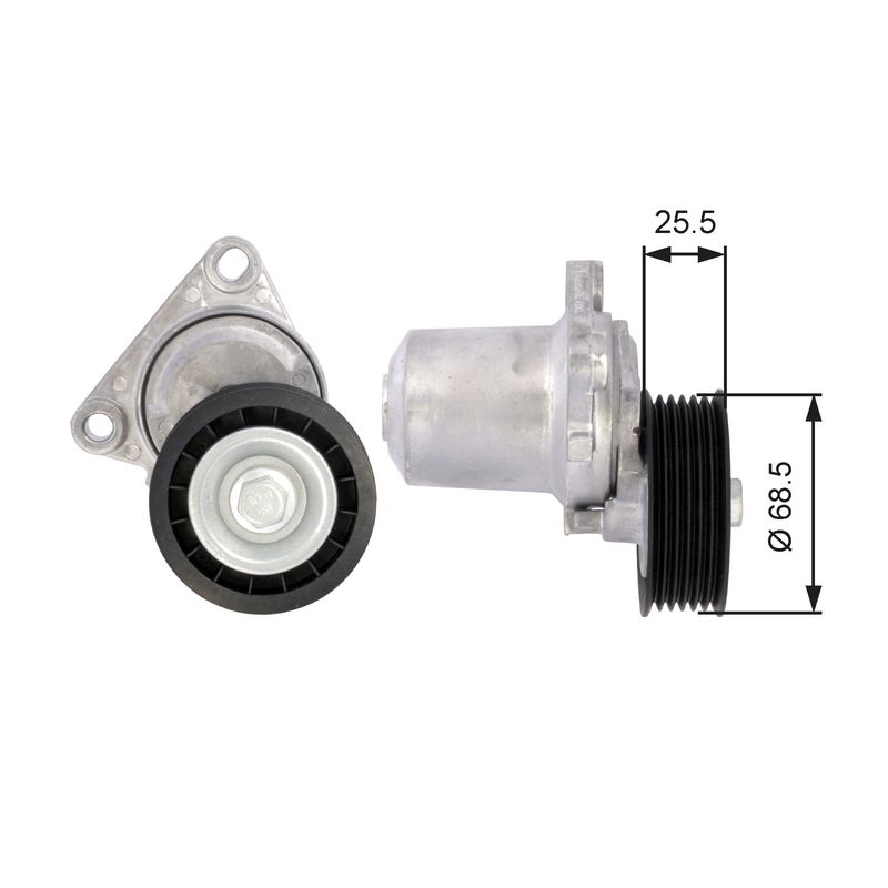 GATES Riemenspanner, Keilrippenriemen T39074