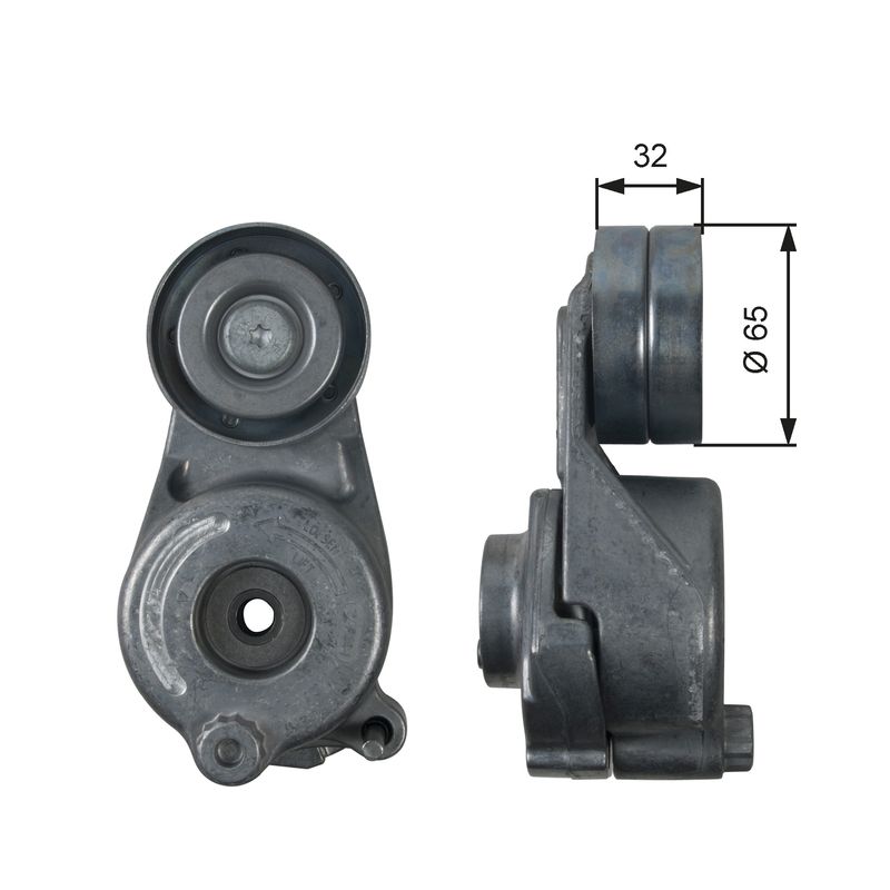 GATES Riemenspanner, Keilrippenriemen T39208