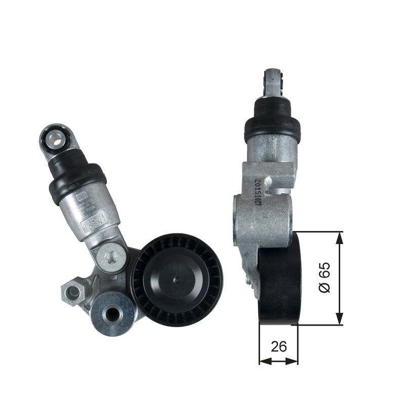 GATES Riemenspanner, Keilrippenriemen T39390