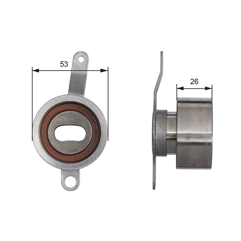 GATES Spannrolle, Zahnriemen T41023