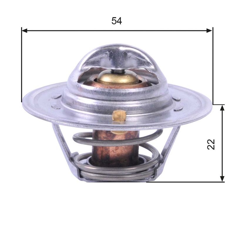 GATES Thermostat, Kühlmittel TH12888G1