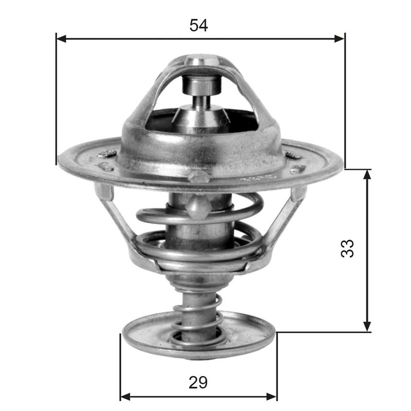 GATES Thermostat, Kühlmittel TH12988G1