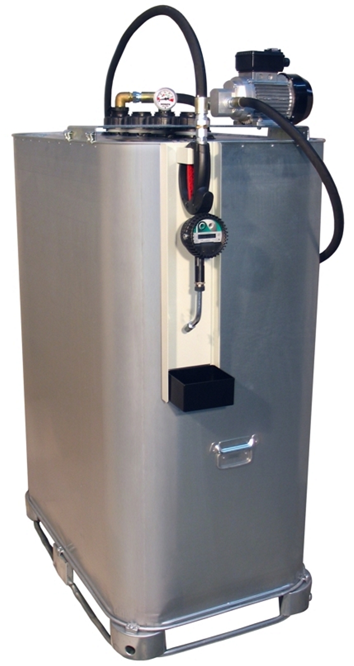 EP300 Lube-Tank E-1000T-4-E, eichfähig mit Handdurchlaufzähler