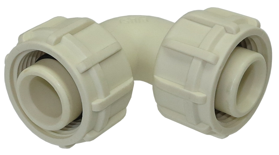 Winkelstück 90° mit Überwurfmutter 1" BSP