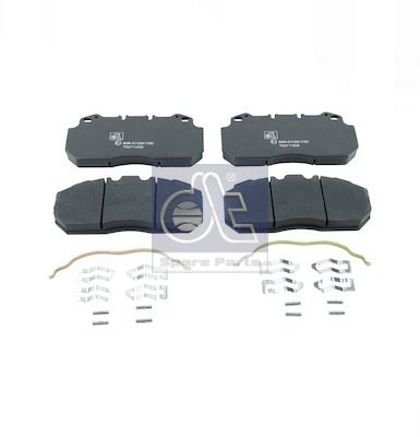 DT Spare Parts Bremsbelagsatz, Scheibenbremse 2.94098