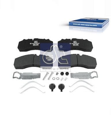 DT Spare Parts Bremsbelagsatz, Scheibenbremse 4.90930