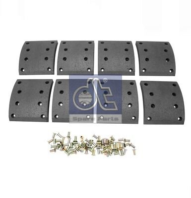 DT Spare Parts Bremsbelagsatz, Trommelbremse 4.91490