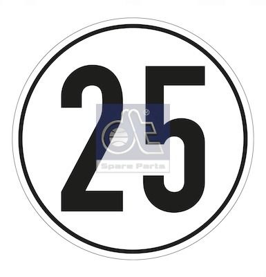 DT Spare Parts Geschwindigkeitsschild 9.69432