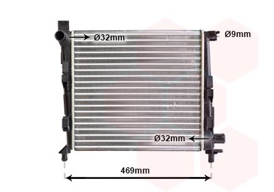 VAN WEZEL Kühler, Motorkühlung 30002310