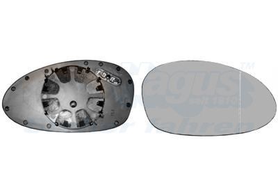 VAN WEZEL Spiegelglas, Außenspiegel 0657836