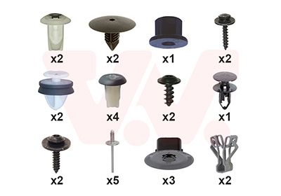 VAN WEZEL Montagesatz, Kotflügel 1557796