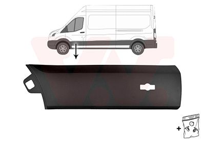 VAN WEZEL Zier-/Schutzleiste, Tür 1992423