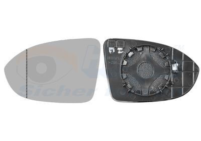 VAN WEZEL Spiegelglas, Außenspiegel 5711837