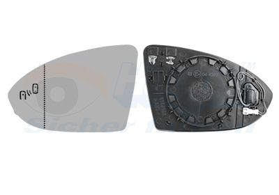 VAN WEZEL Spiegelglas, Außenspiegel 5775835