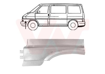 VAN WEZEL Kotflügel 5874153