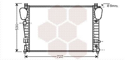 VAN WEZEL Kühler, Motorkühlung 30002311