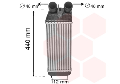 VAN WEZEL Ladeluftkühler 40004361
