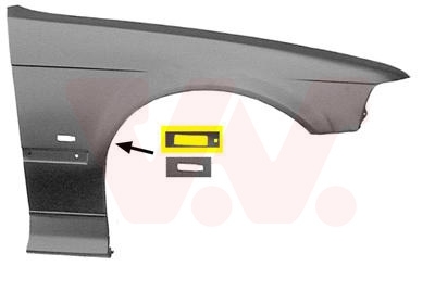 VAN WEZEL Kotflügel 0640656