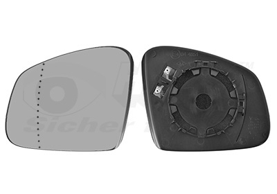 VAN WEZEL Spiegelglas, Außenspiegel 4368837