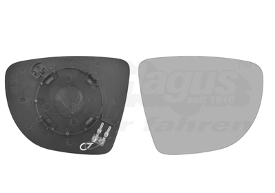 VAN WEZEL Spiegelglas, Außenspiegel 4373838