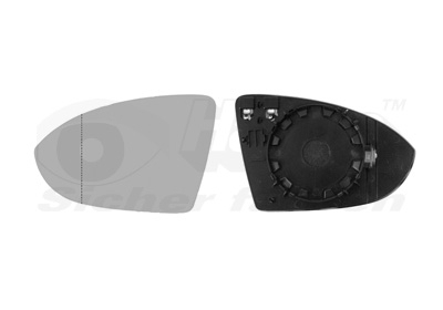 VAN WEZEL Spiegelglas, Außenspiegel 5766837