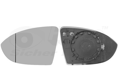 VAN WEZEL Spiegelglas, Außenspiegel 5769837