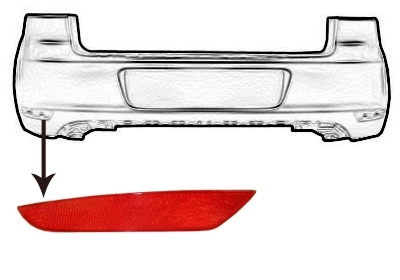 VAN WEZEL Rückstrahler 5863939
