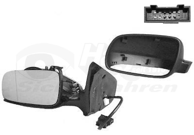 VAN WEZEL Außenspiegel 5888807