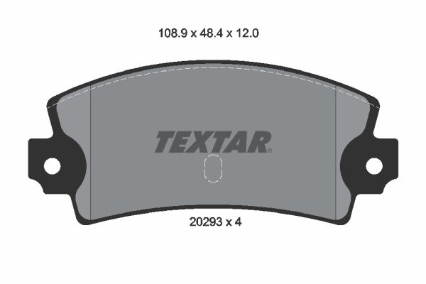 TEXTAR Bremsbelagsatz, Scheibenbremse 2029301