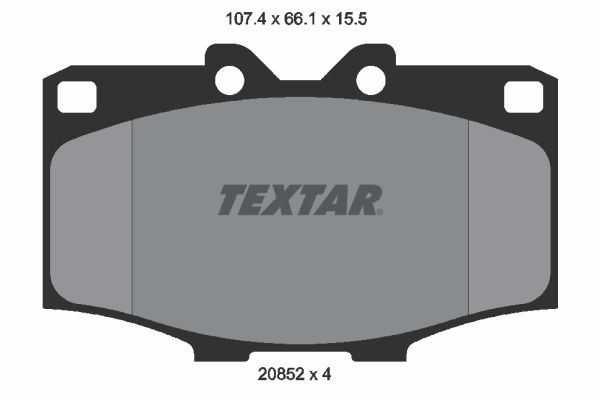 TEXTAR Bremsbelagsatz, Scheibenbremse 2085201