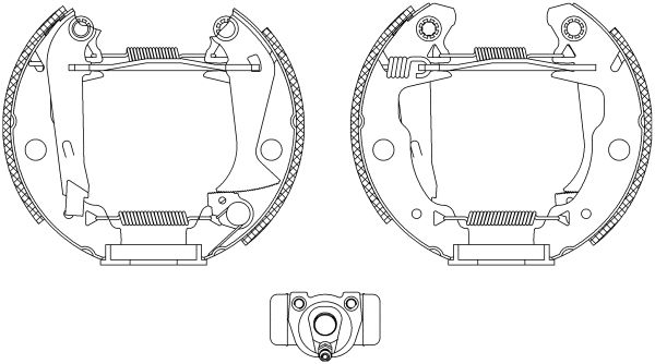TEXTAR Bremsbackensatz 84029402