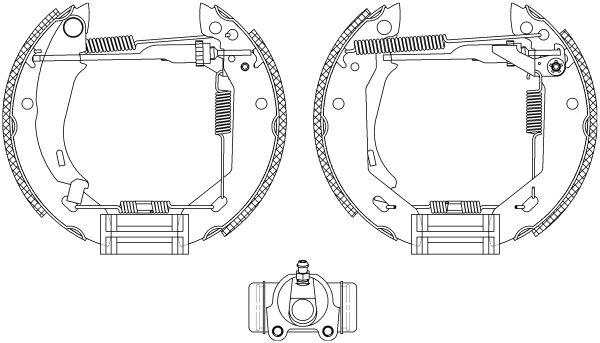 TEXTAR Bremsbackensatz 84031203