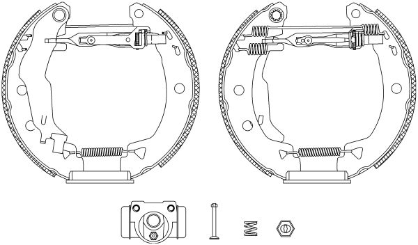 TEXTAR Bremsbackensatz 84037903