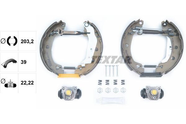 TEXTAR Bremsbackensatz 84037904