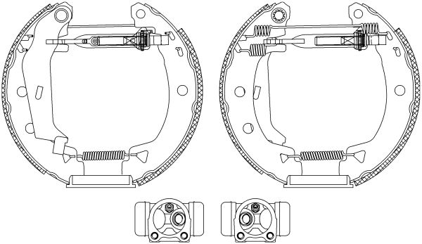 TEXTAR Bremsbackensatz 84037905