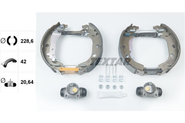 TEXTAR Bremsbackensatz 84052601