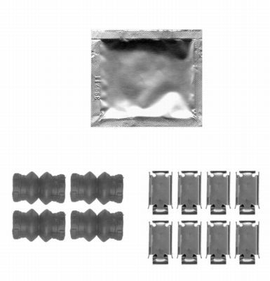 TEXTAR Zubehörsatz, Scheibenbremsbelag 82504200