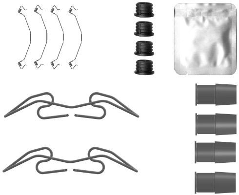 TEXTAR Zubehörsatz, Bremssattel 82558100